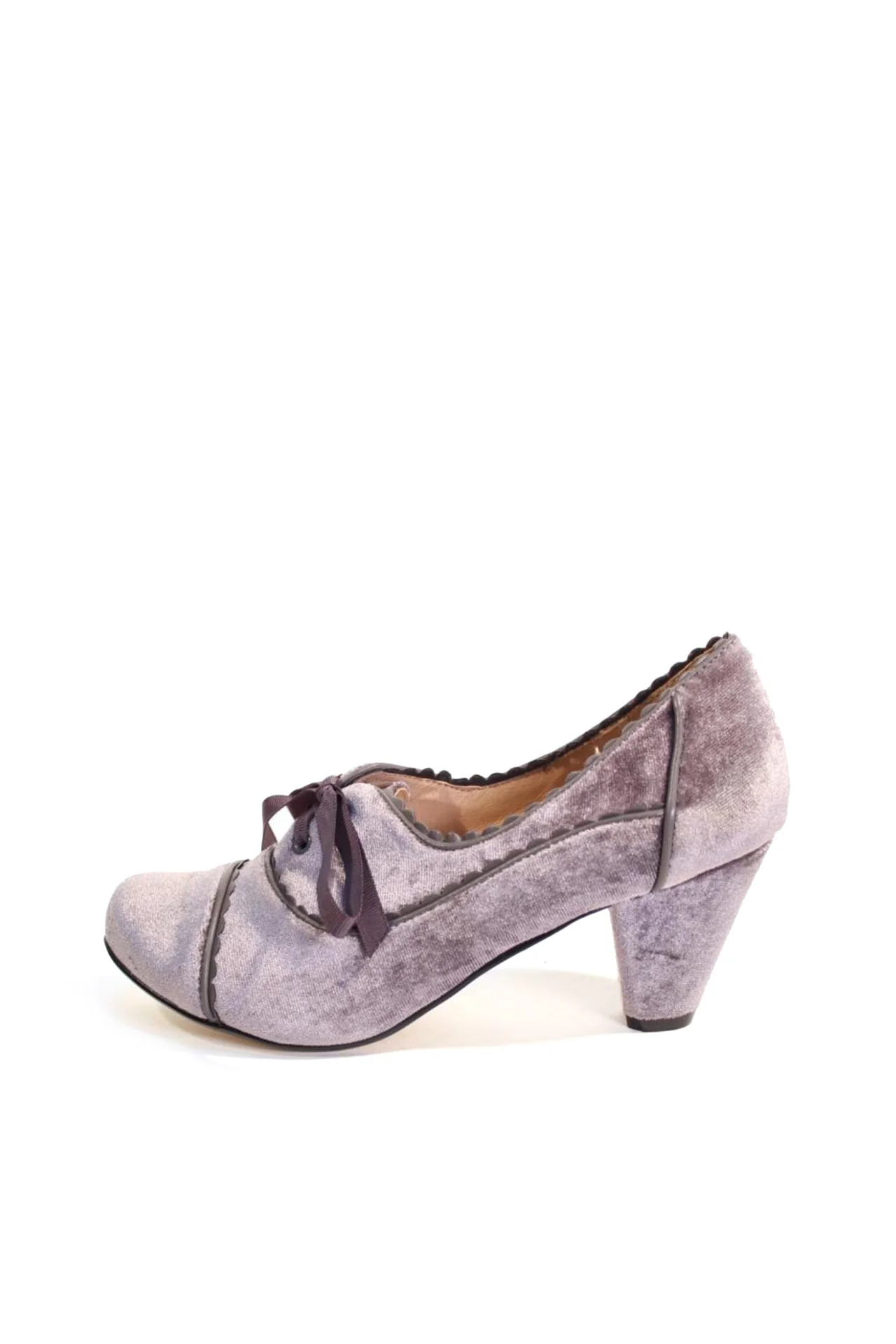 Madison Velvet Retro Heels - Olabens