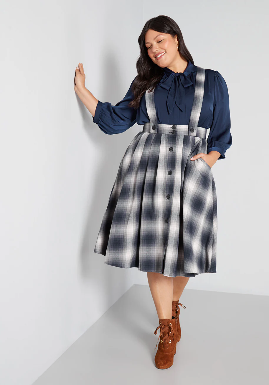 Being Good Never Felt So Plaid Jumper - Olabens