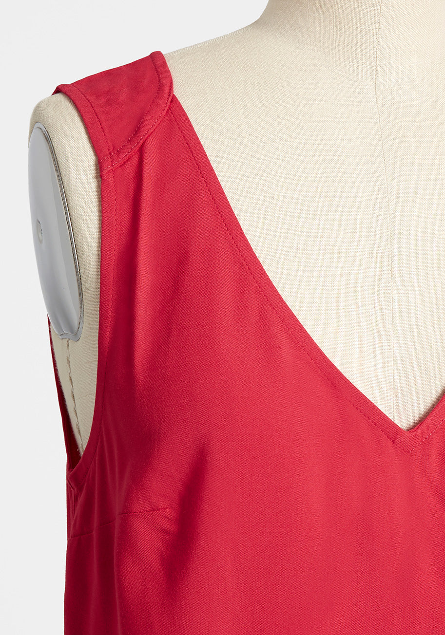 Double The Fun V-Neck Tank Top - Olabens