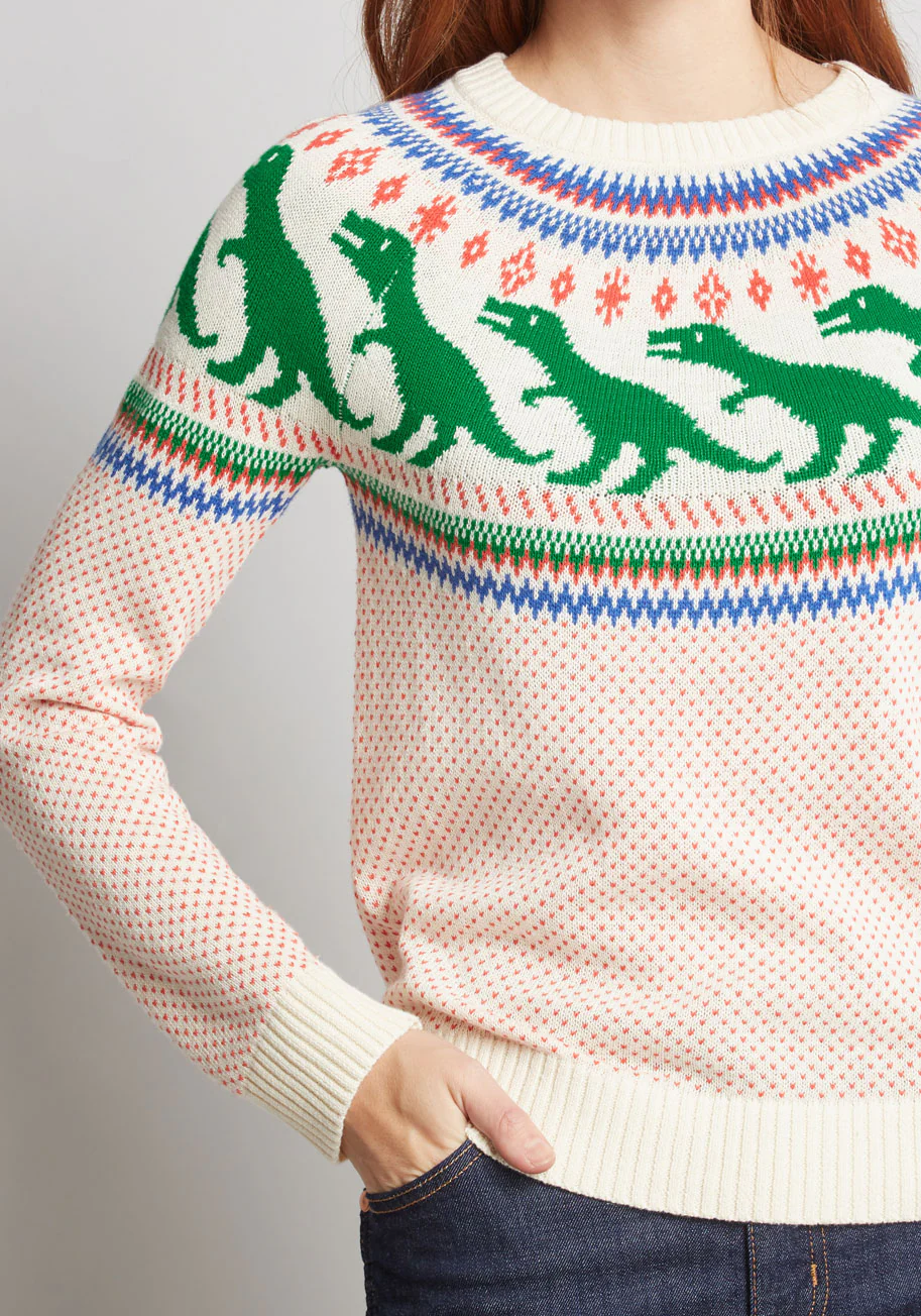 Rawr Ambition Fair Isle Sweater - Olabens
