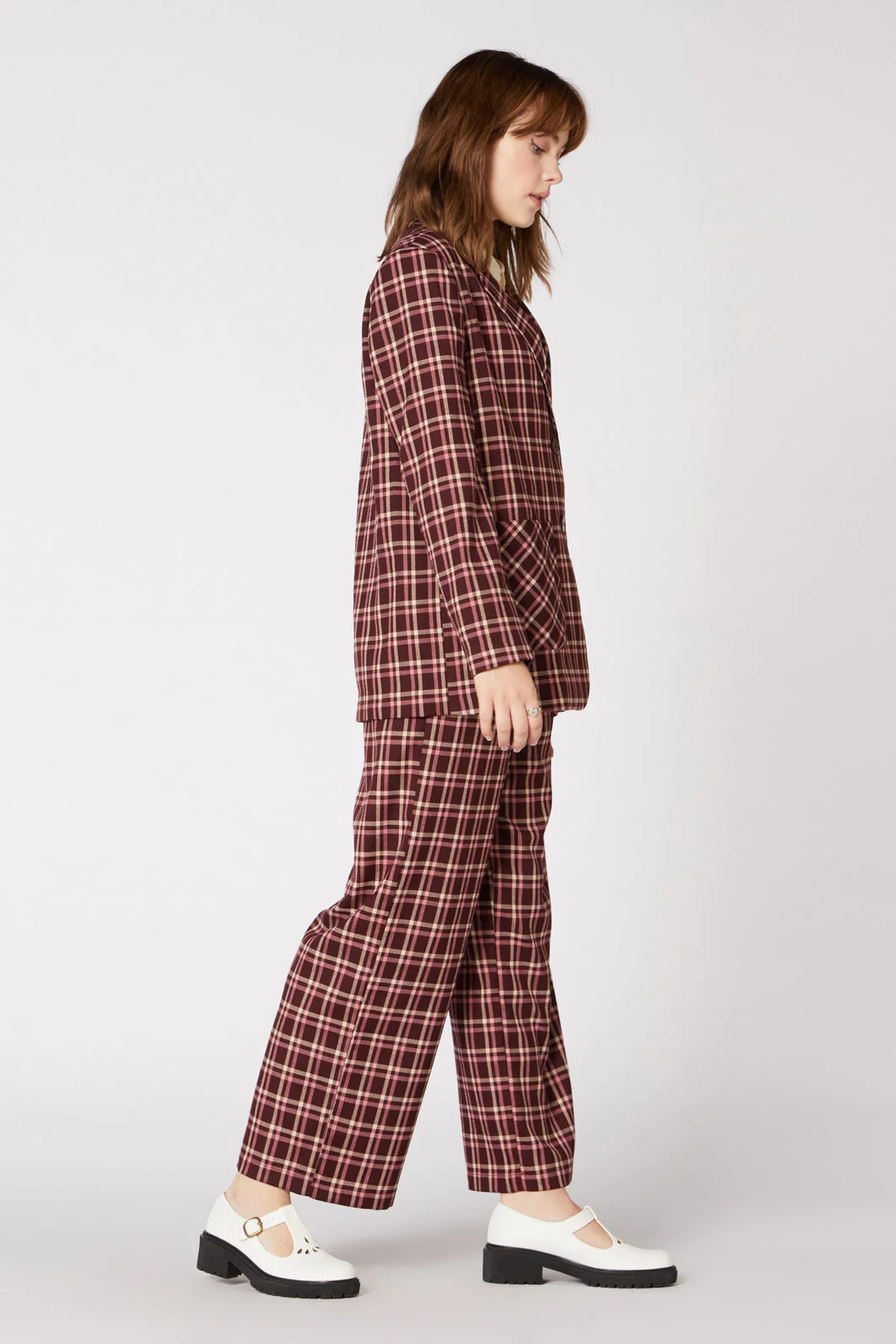 Gina Check Blazer - Olabens