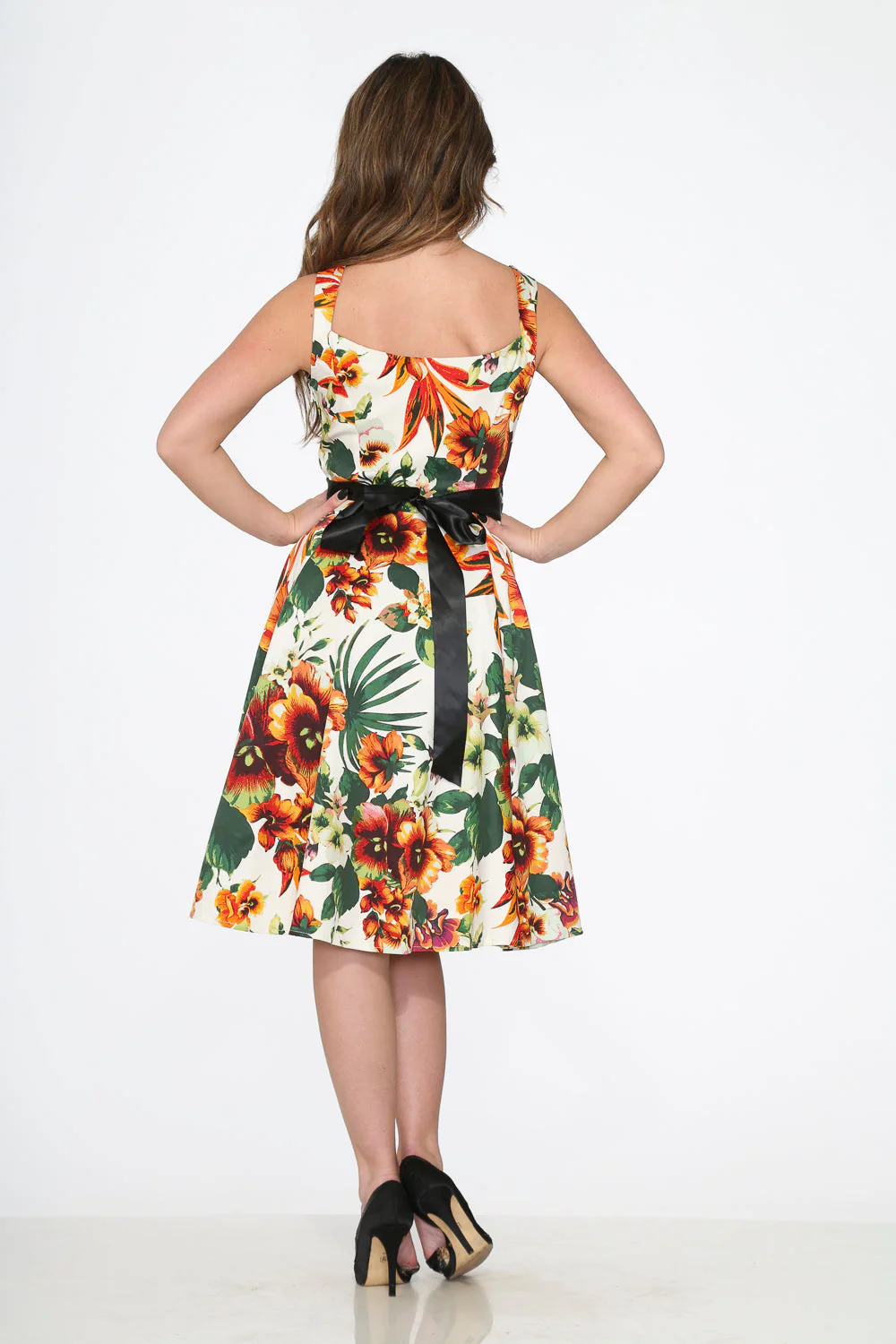 Prince Lily Floral Swing Dress - Olabens
