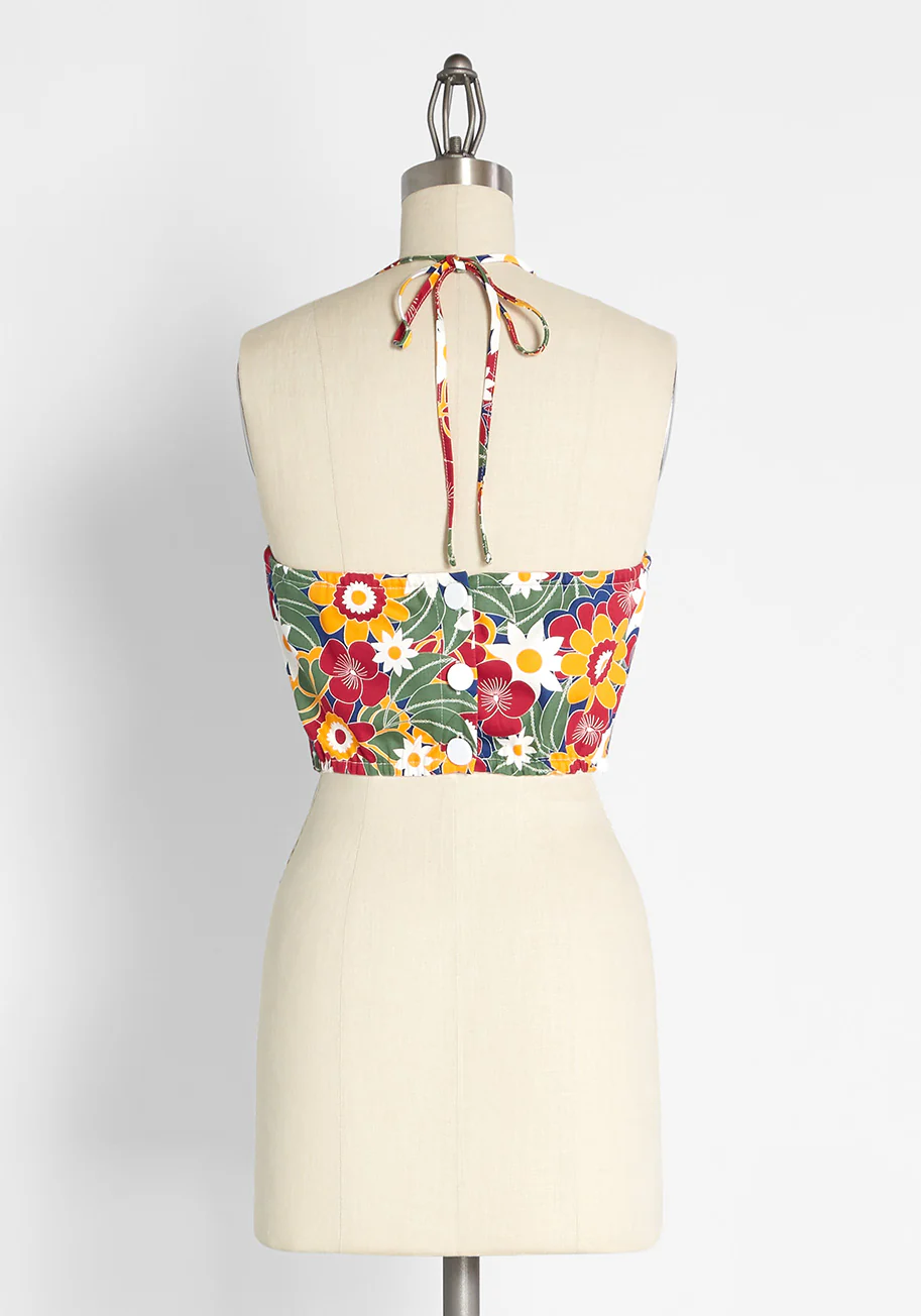 Dazzles in Daylight Halter Top - Olabens