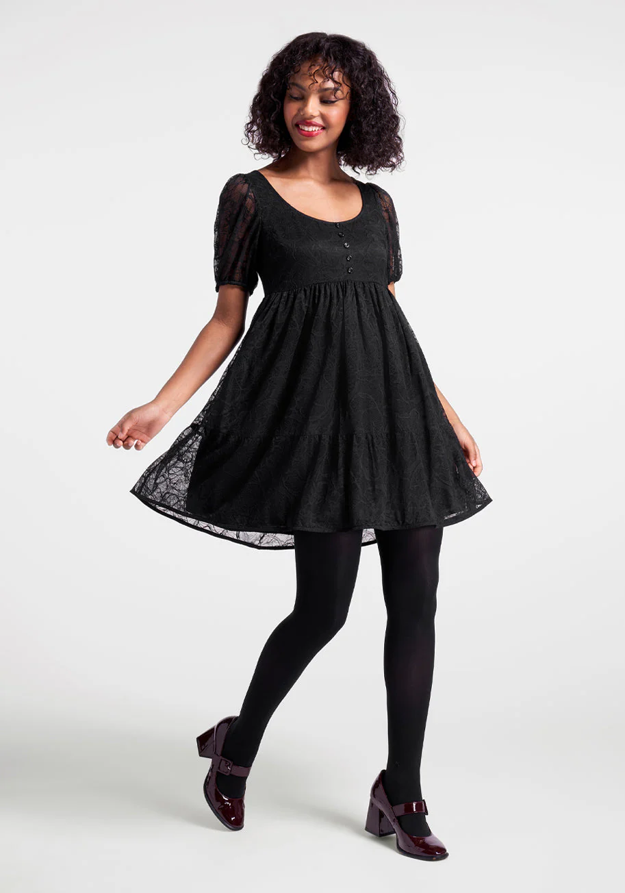 Right Lace, Right Time Babydoll Dress - Olabens