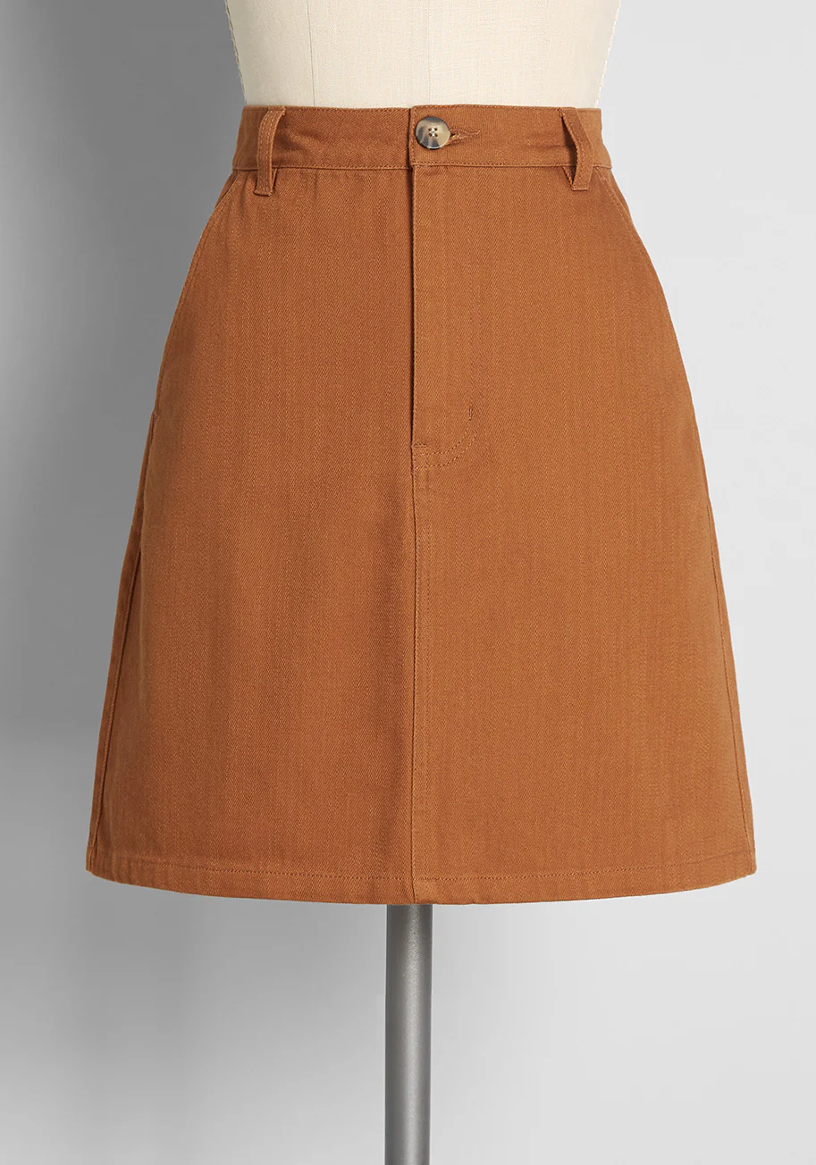 Molded in Memories Mini Skirt - Olabens
