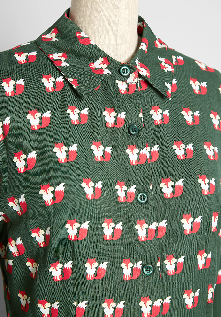 Proportions For Foxes Shirt Dress - Olabens