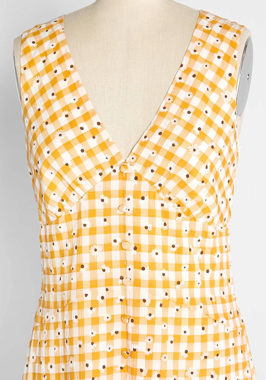Flutter It Up, Buttercup Tiered Mini Dress - Olabens