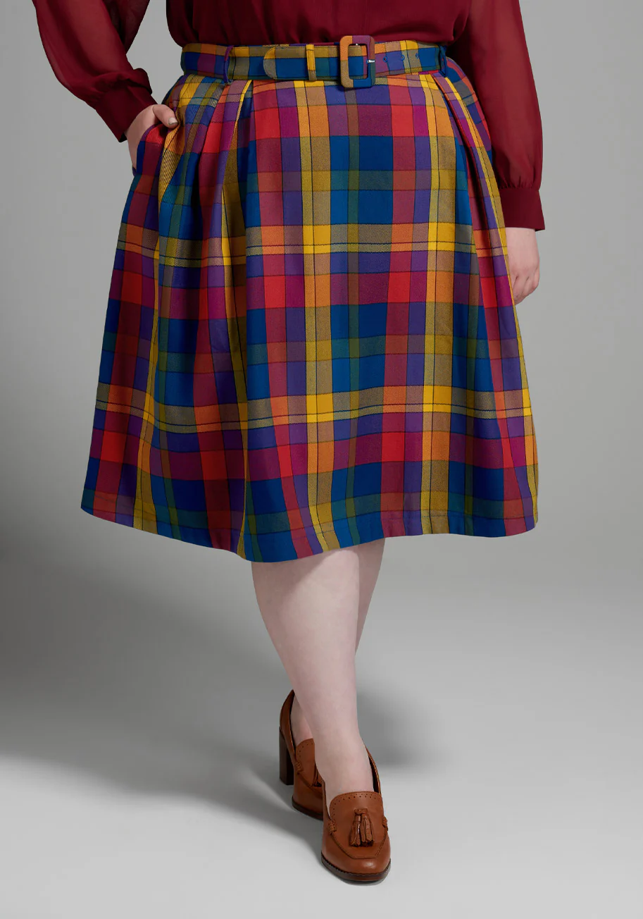 Twirled Series Swing Skirt - Olabens
