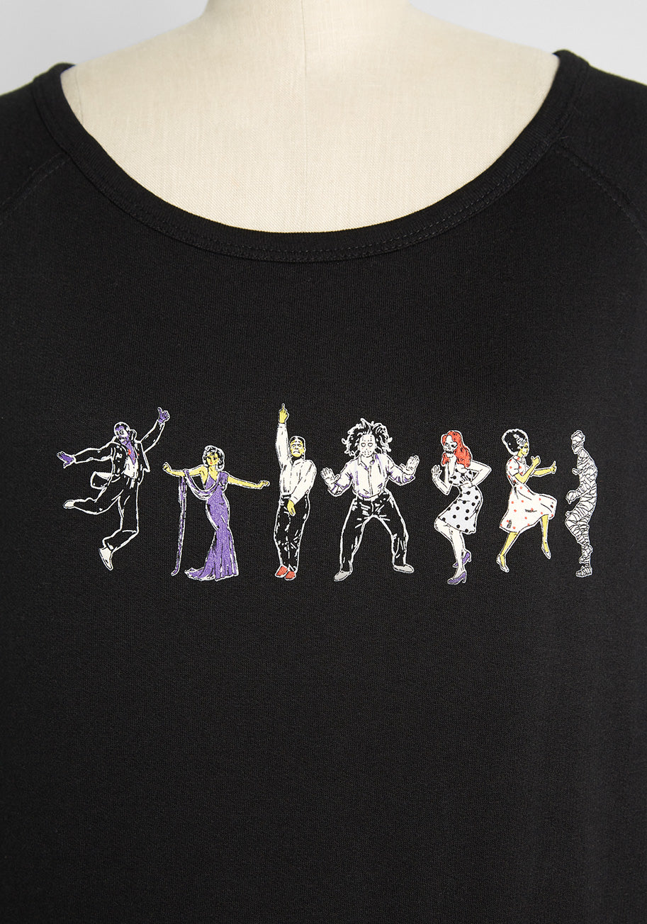 Mod Monster Mash Graphic Sweatshirt - Olabens