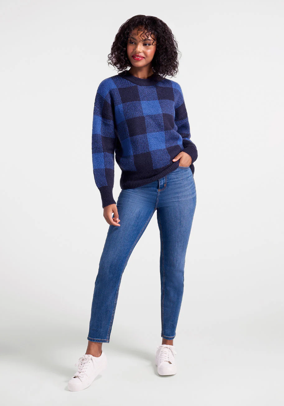 Check Magnet Sweater - Olabens