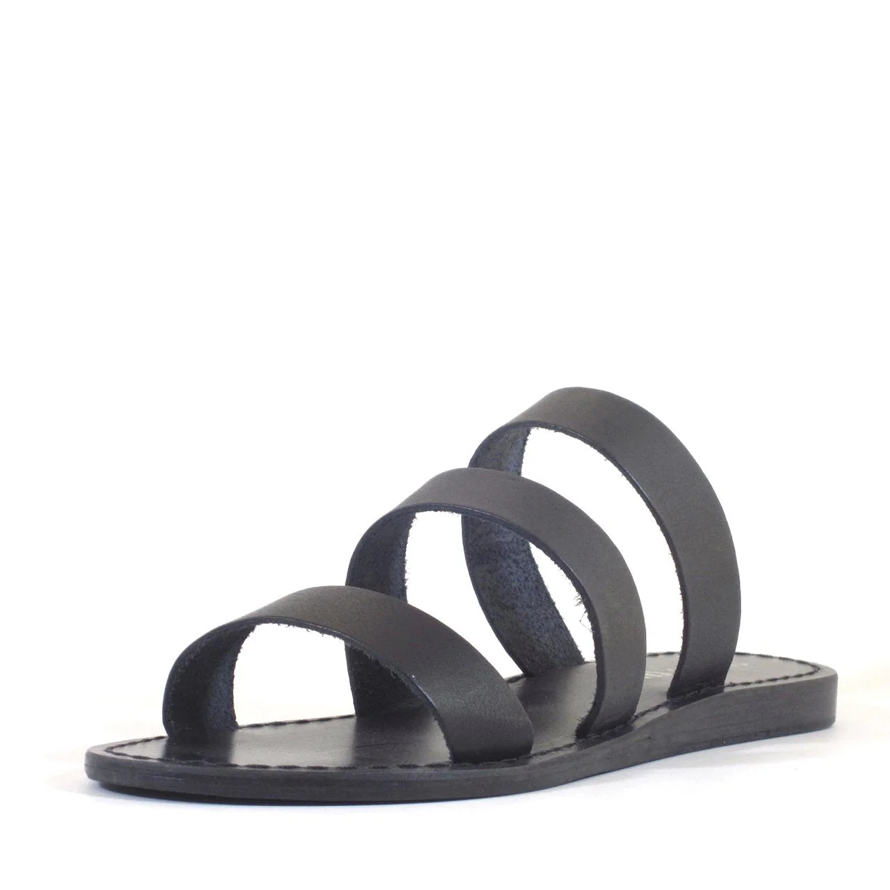 Trigg Leather Slides - Olabens