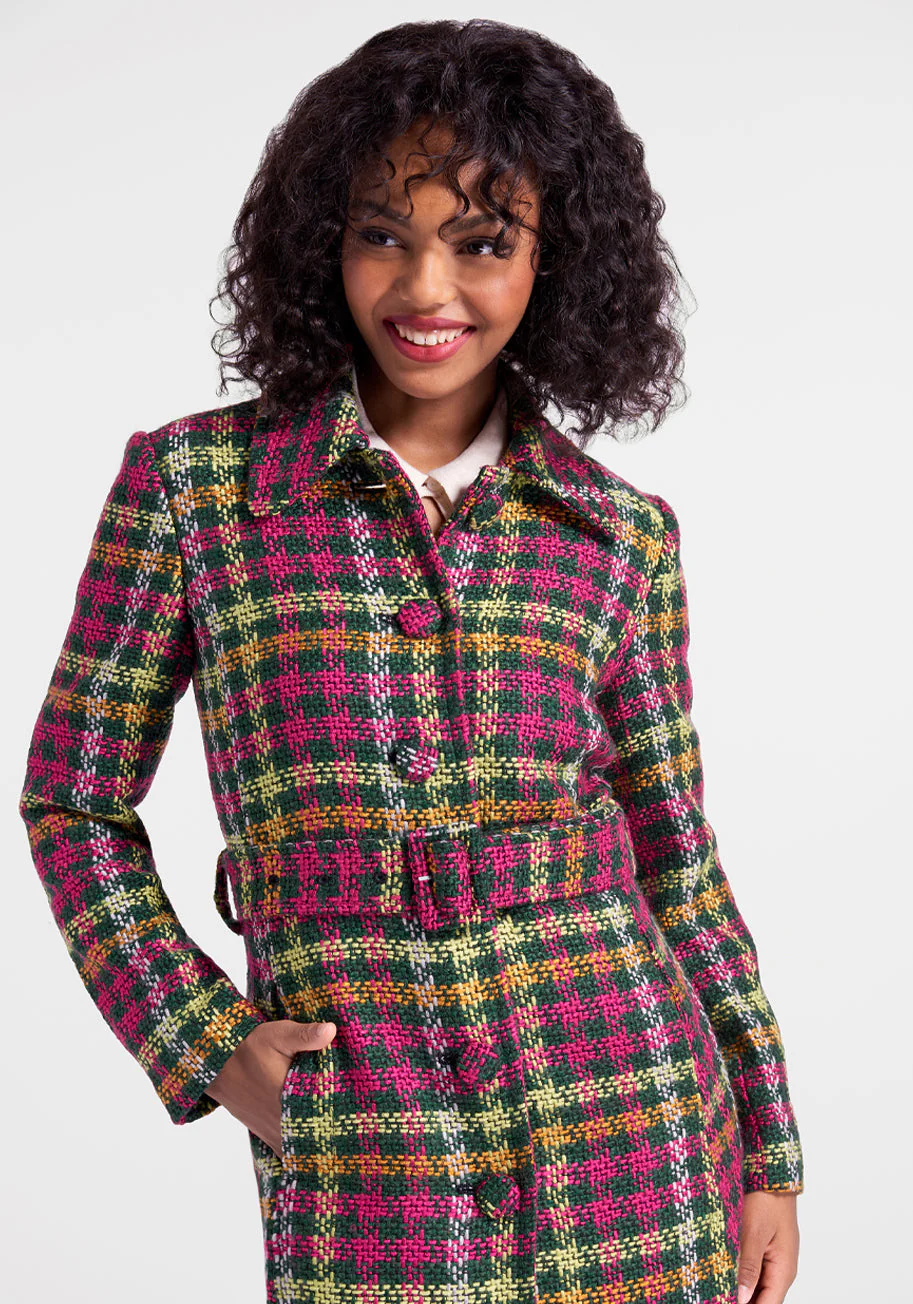 Assertive And Skirted Car Coat - Olabens