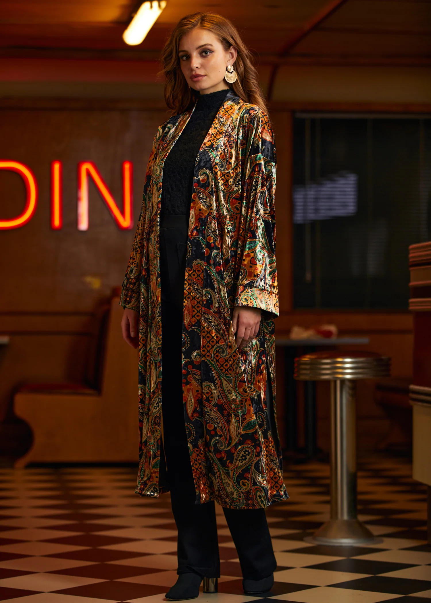 Old School Opulence Kimono - Olabens