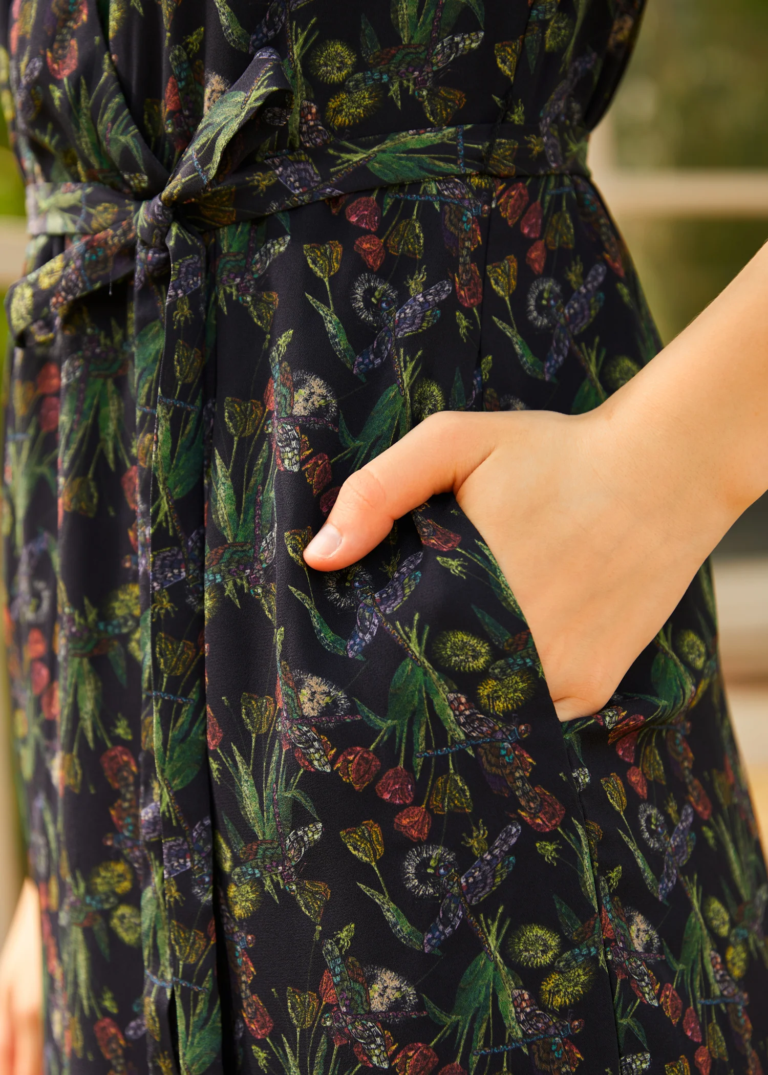 The Sunday Soir  e Faux Wrap Dress - Olabens