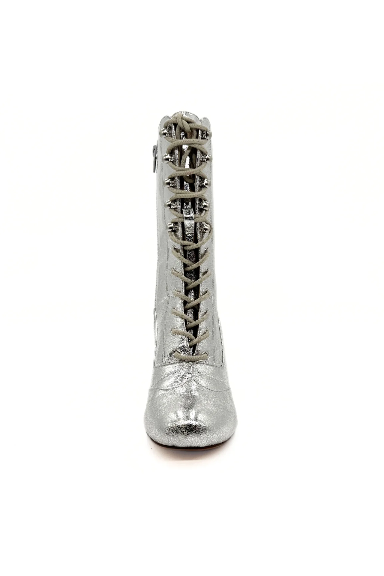 Claire Metallic Victorian Boots - Olabens