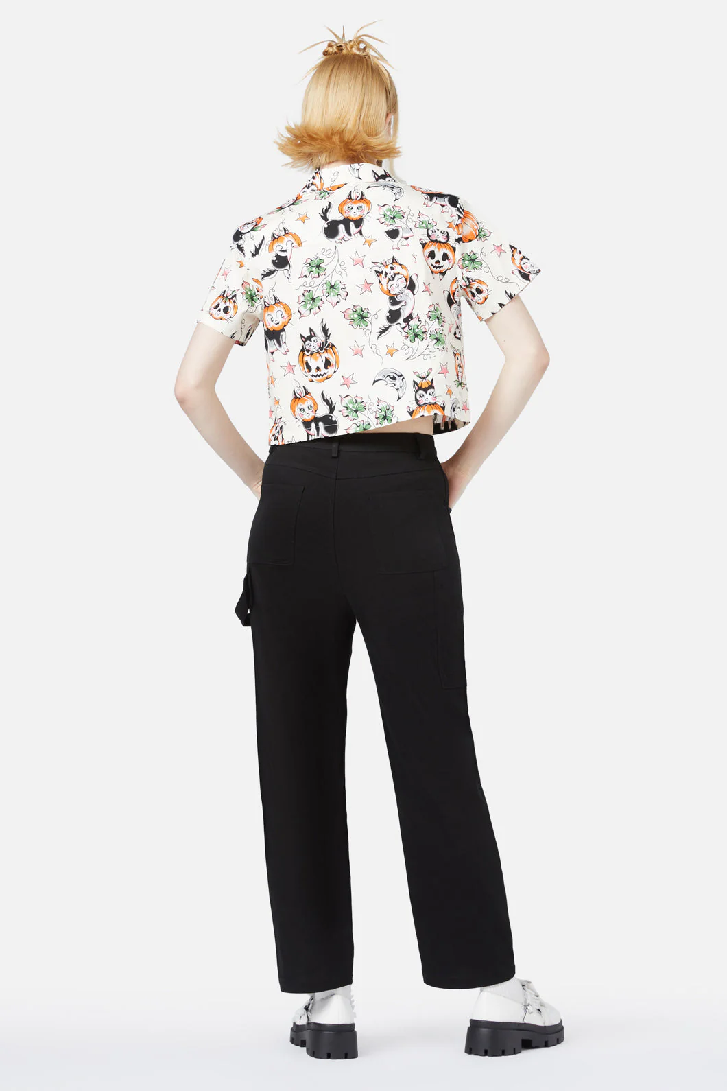 Pumpkin Patch Kitty Blouse - Olabens