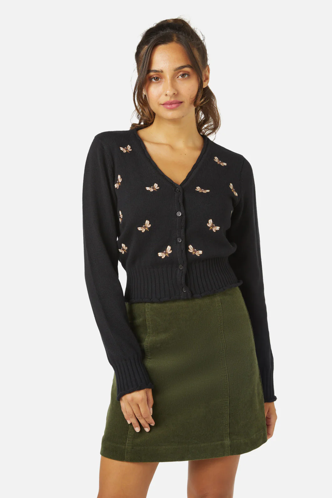 NZ Bee Emb Cardi - Olabens