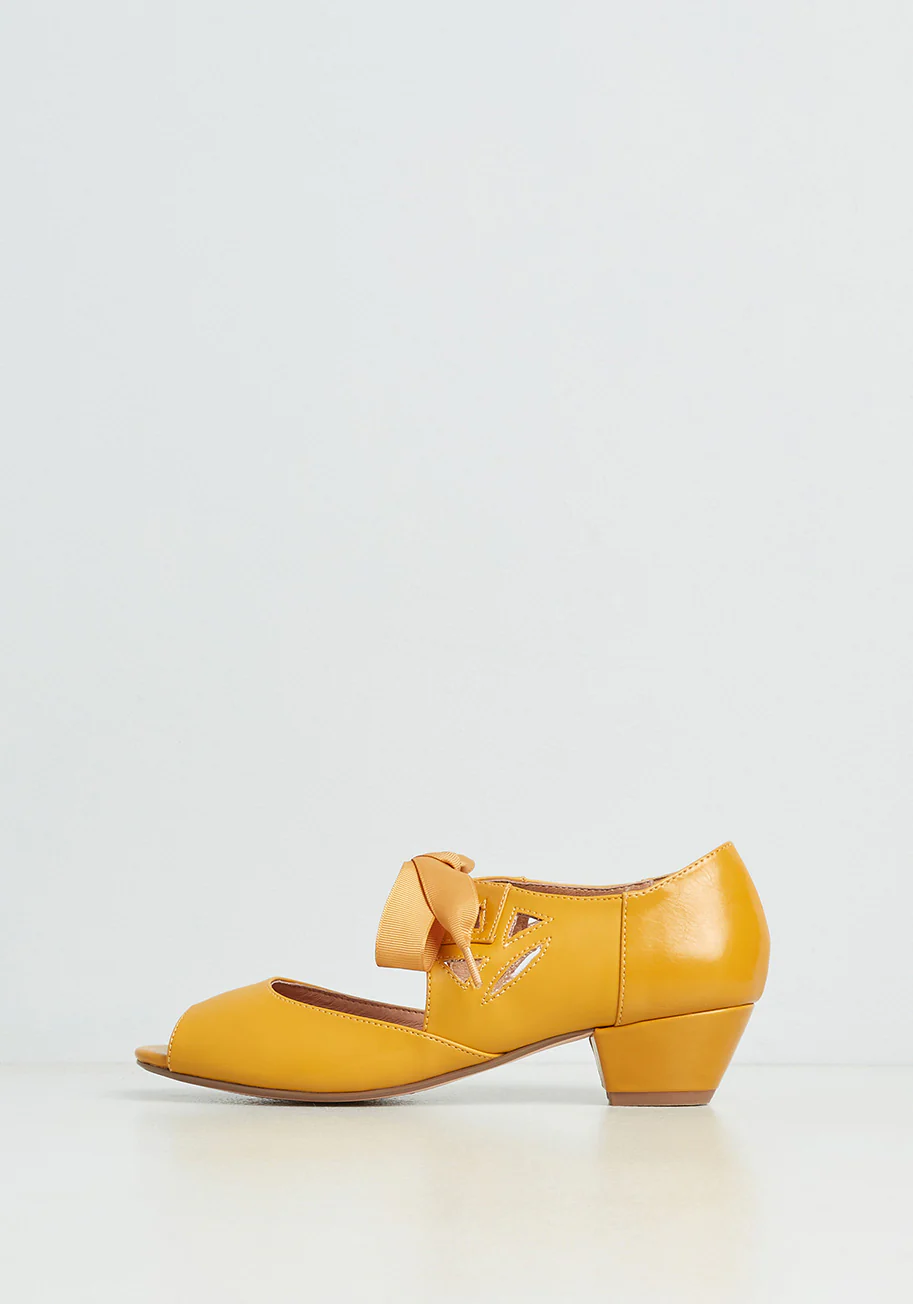 Major Motion Picturesque Peep-Toe Heel - Olabens