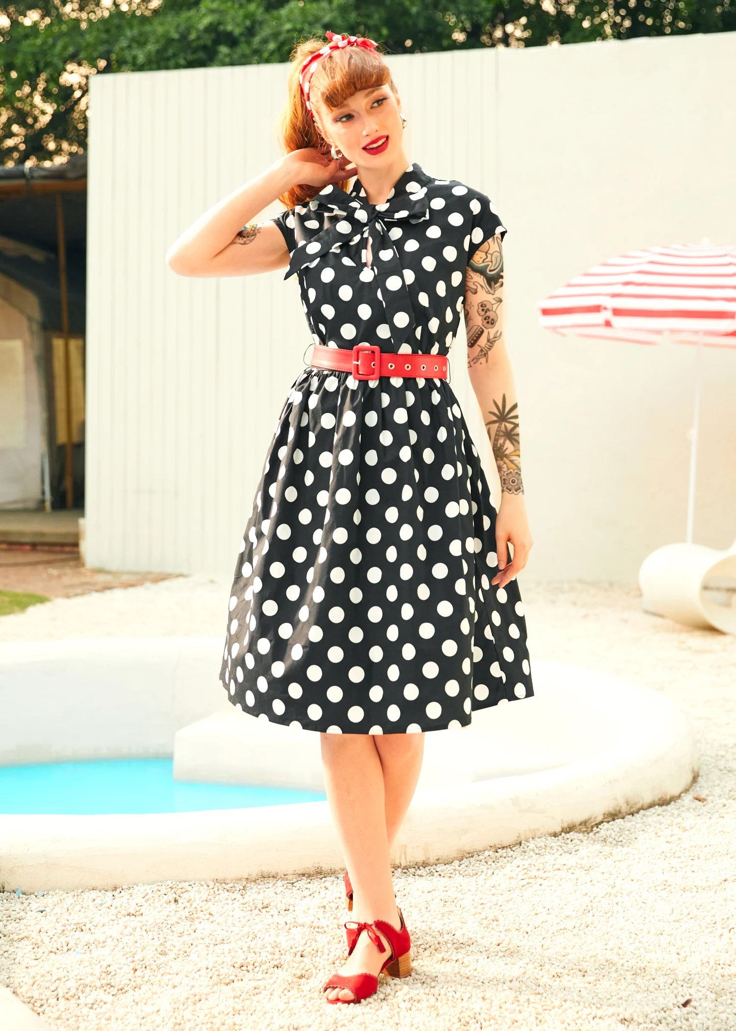 A Cult Classic Cap Sleeve Belted Dress - Olabens