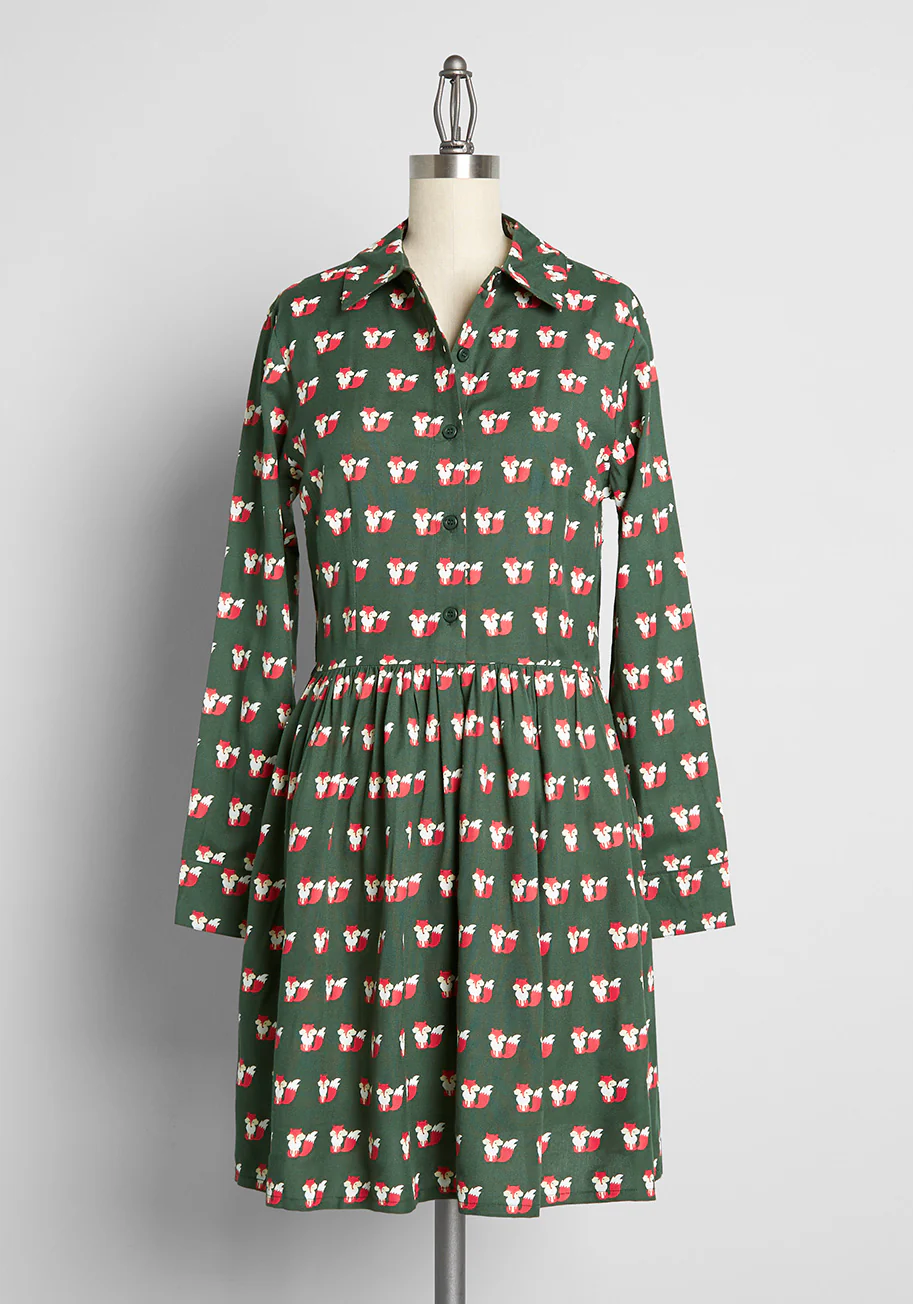 Proportions For Foxes Shirt Dress - Olabens