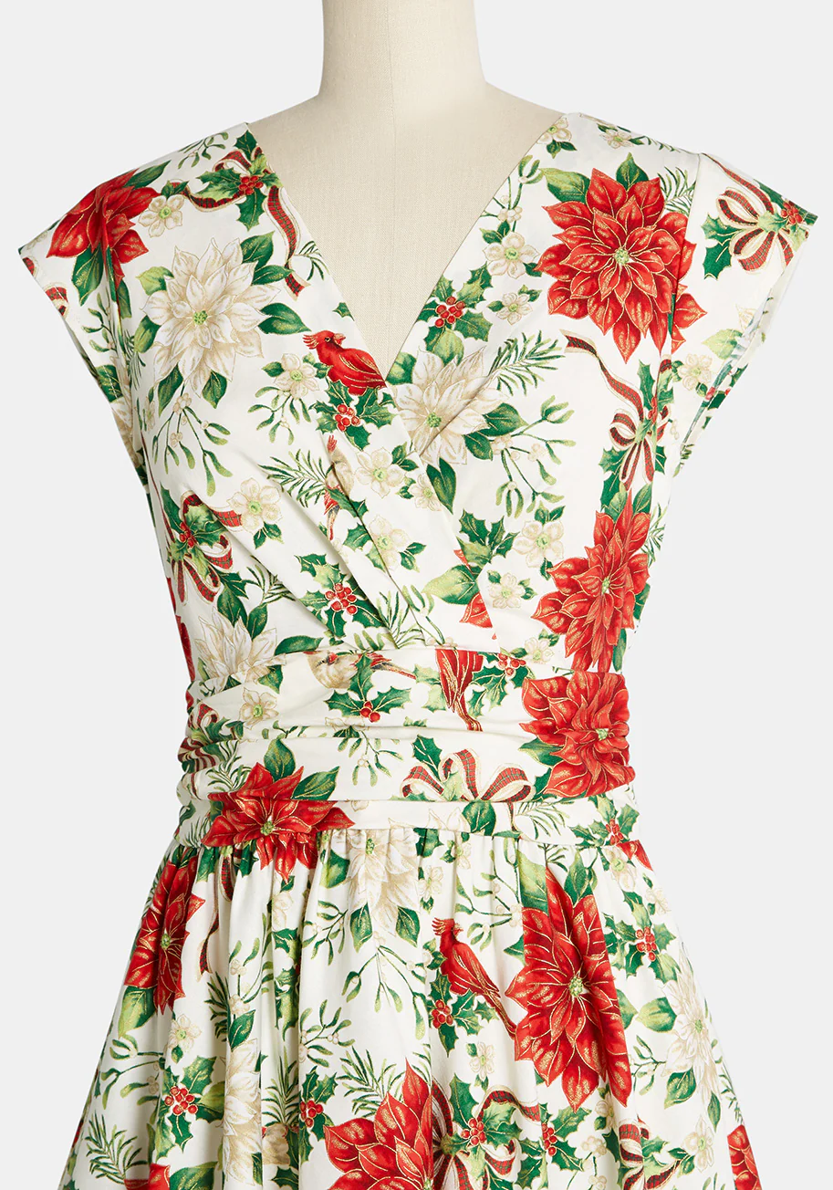 Holiday Garden Party Dress - Olabens