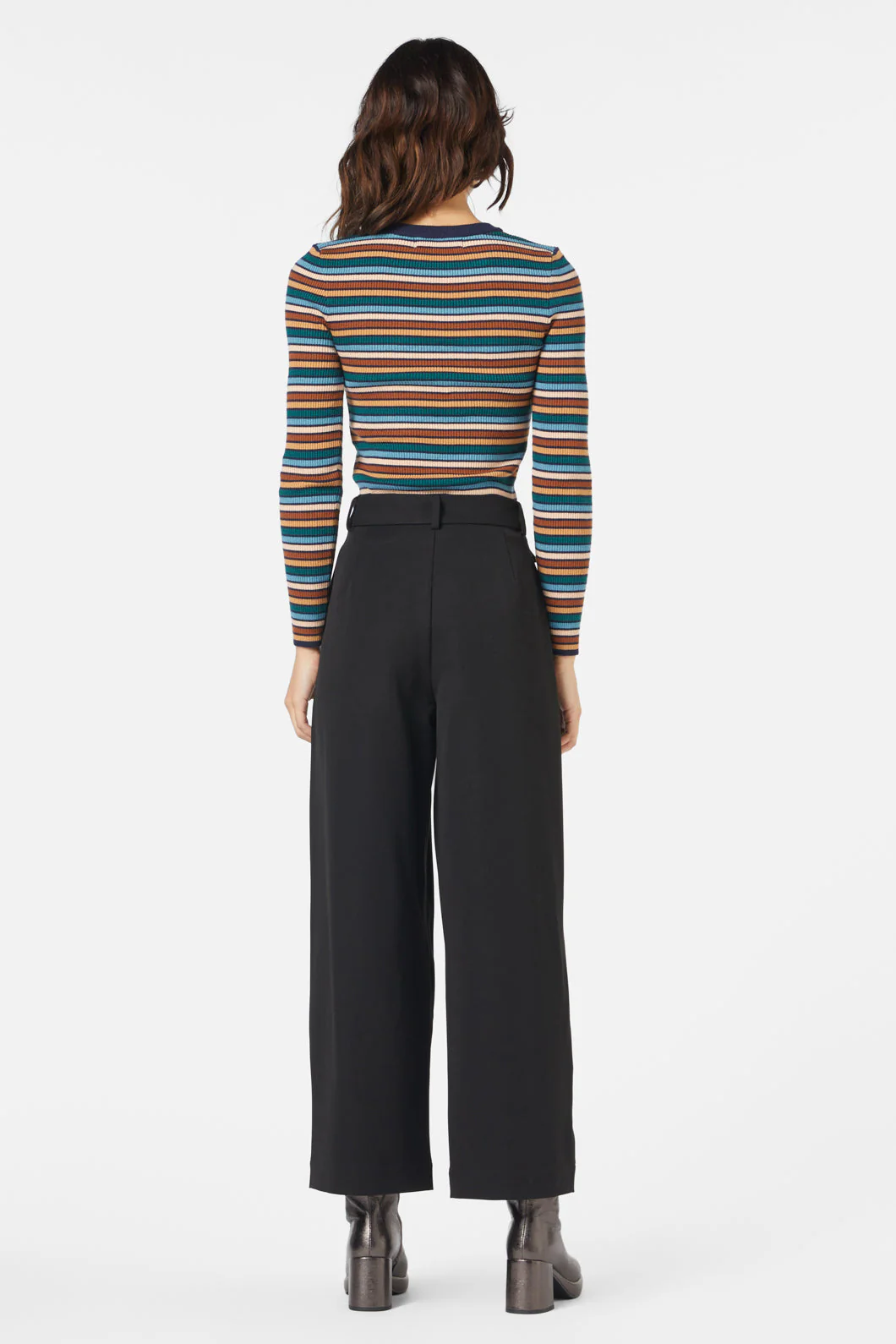 Darcy Stripe Knit Top - Olabens