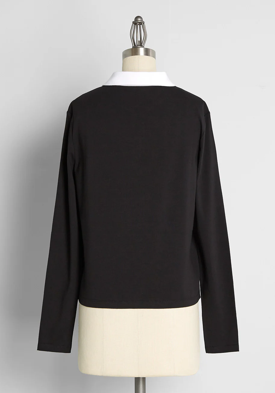 Never Break the Chain Button-Up Top - Olabens
