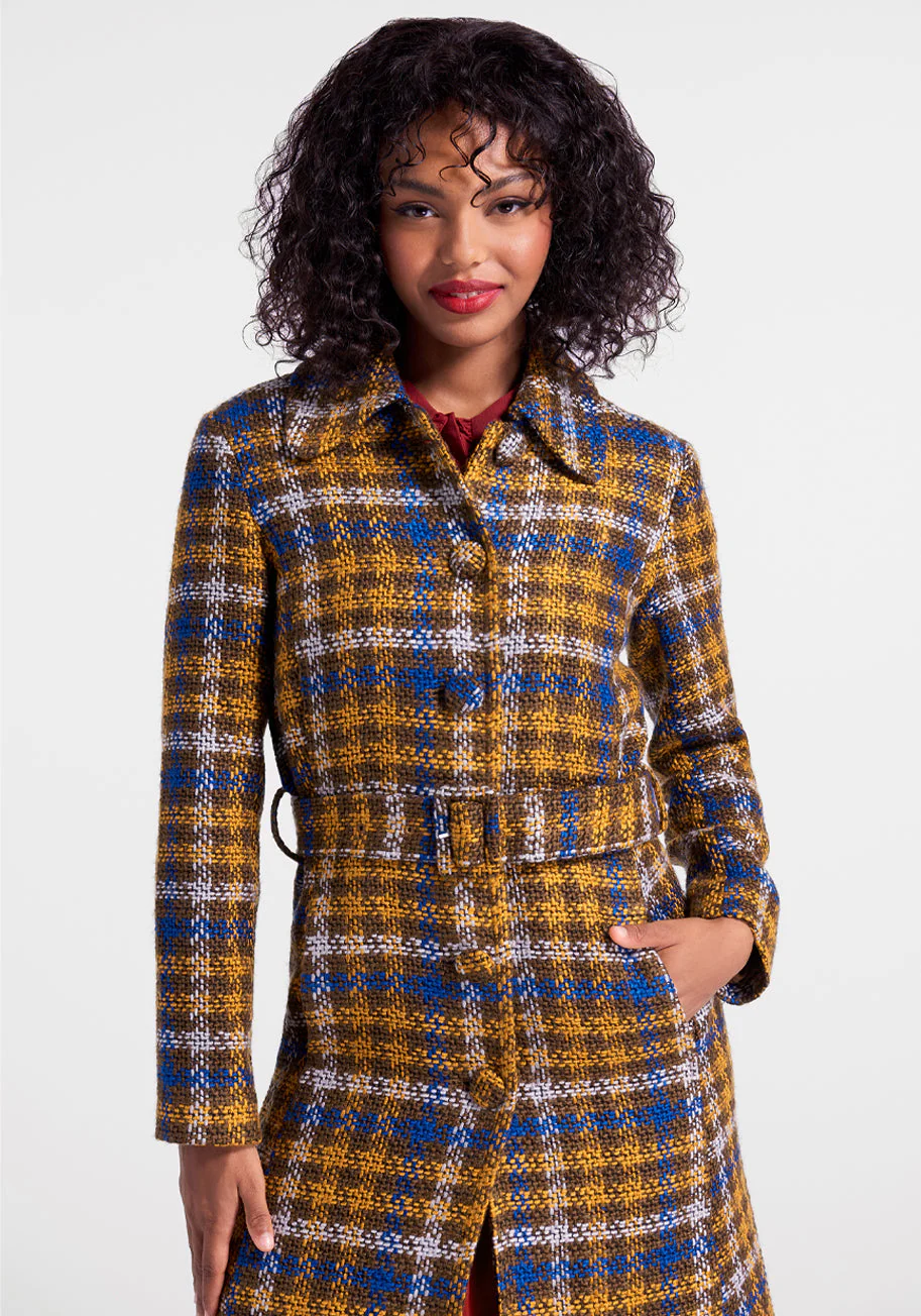 Assertive And Skirted Car Coat - Olabens