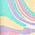 Swirling in Pastels Cropped Button-Up Shirt - Olabens