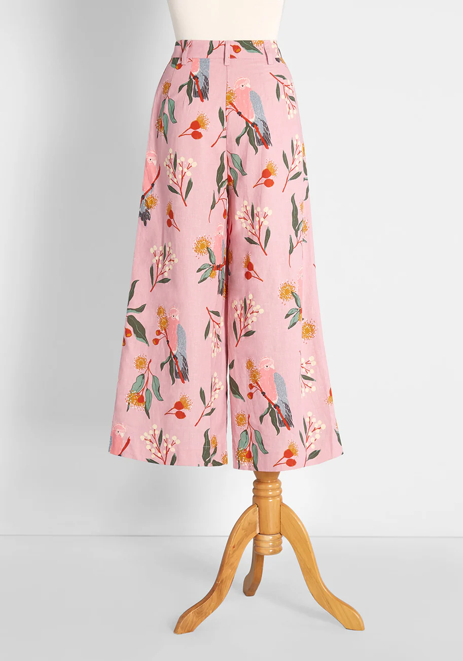 Magical Menagerie Wide-Leg Pants - Olabens