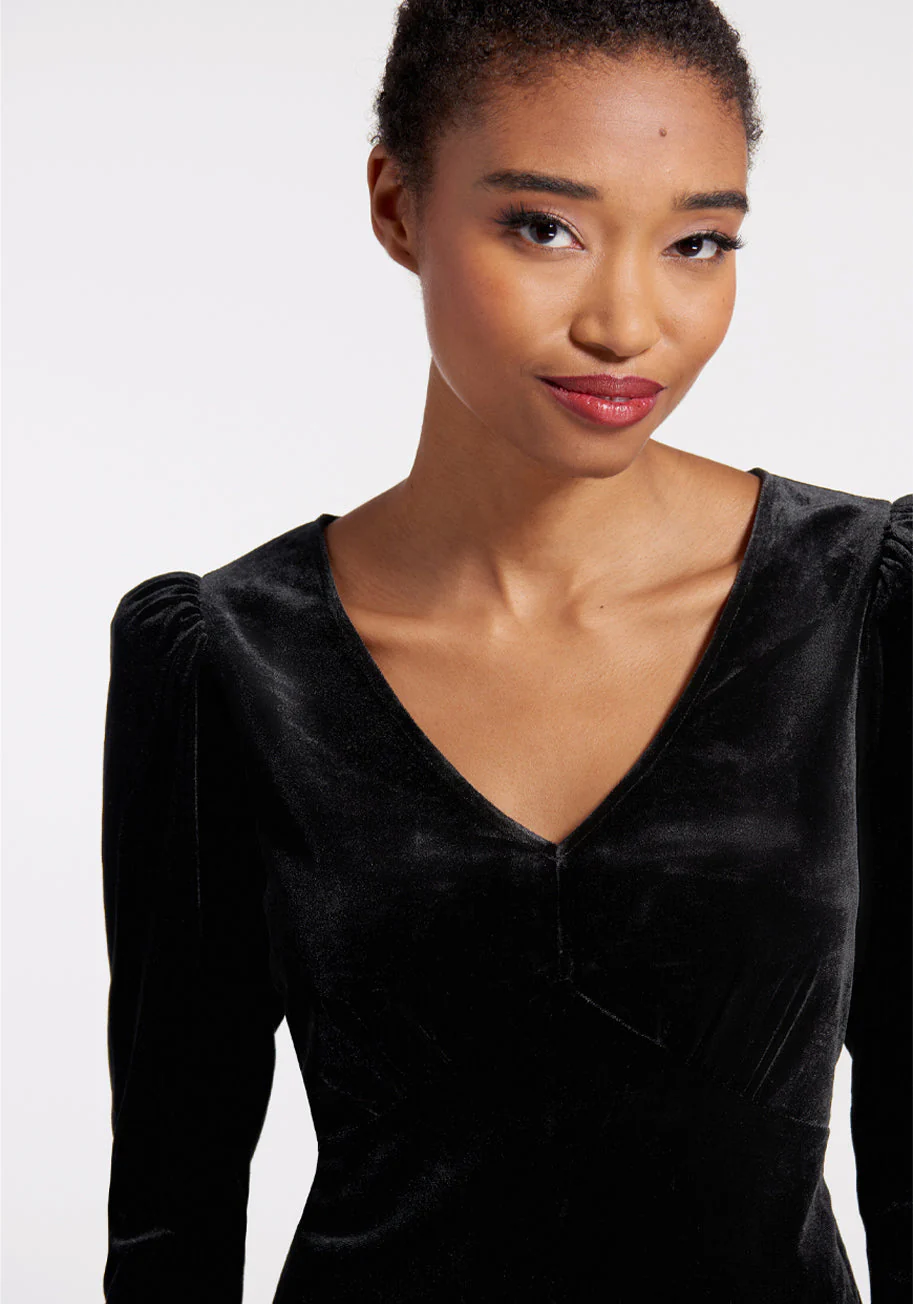 My First Crush Velvet Top - Olabens
