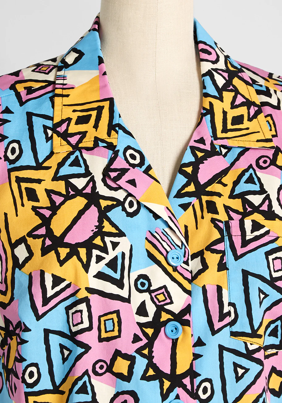 Makes Me Smile Button-Up Top - Olabens