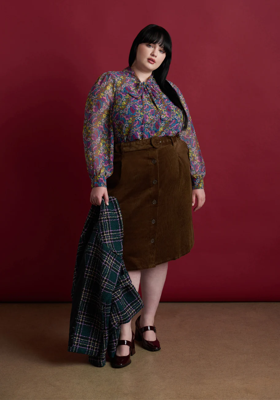 Girl Detective A-Line Skirt - Olabens