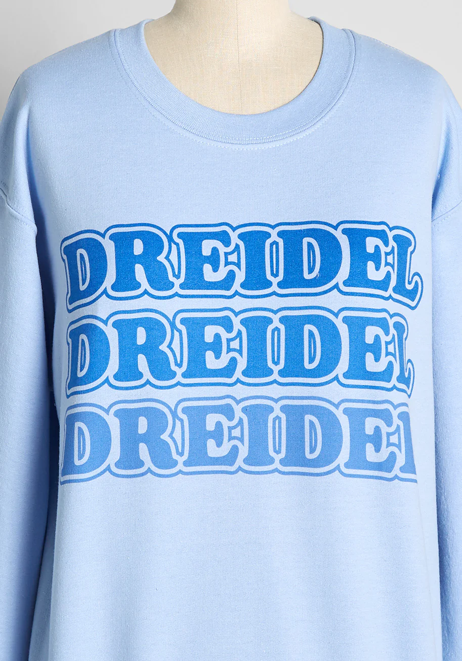 Dreidel, Dreidel, Dreidel! Graphic Sweatshirt - Olabens