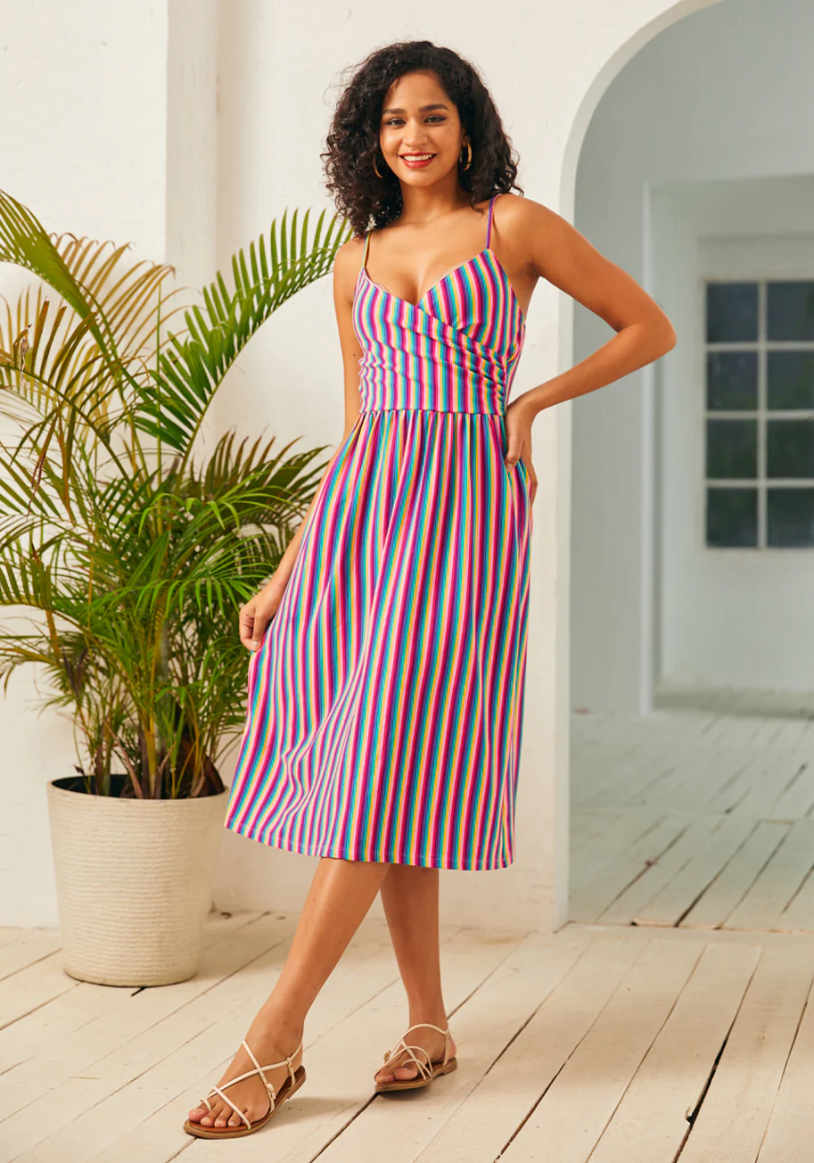 Surplice and Demand Midi dress - Olabens