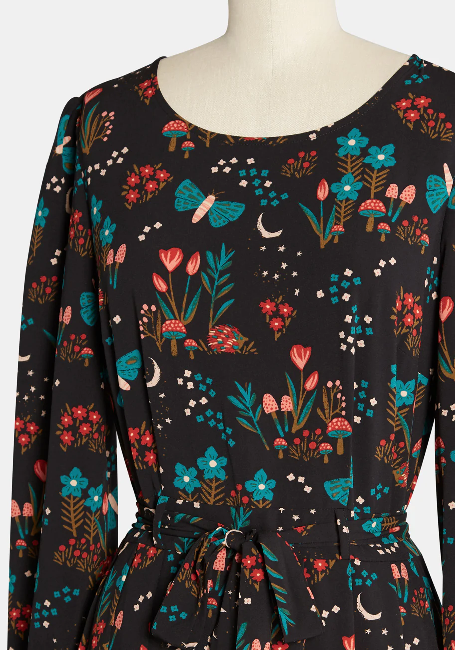 Garden After Party A-Line Dress - Olabens
