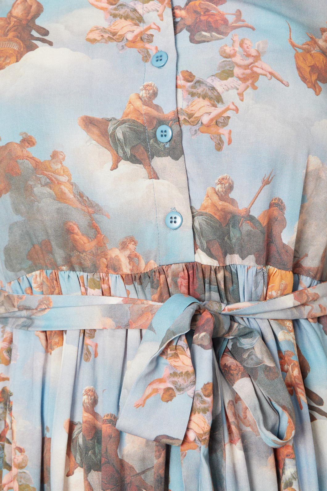 Art Mural Viscose Dress - Olabens