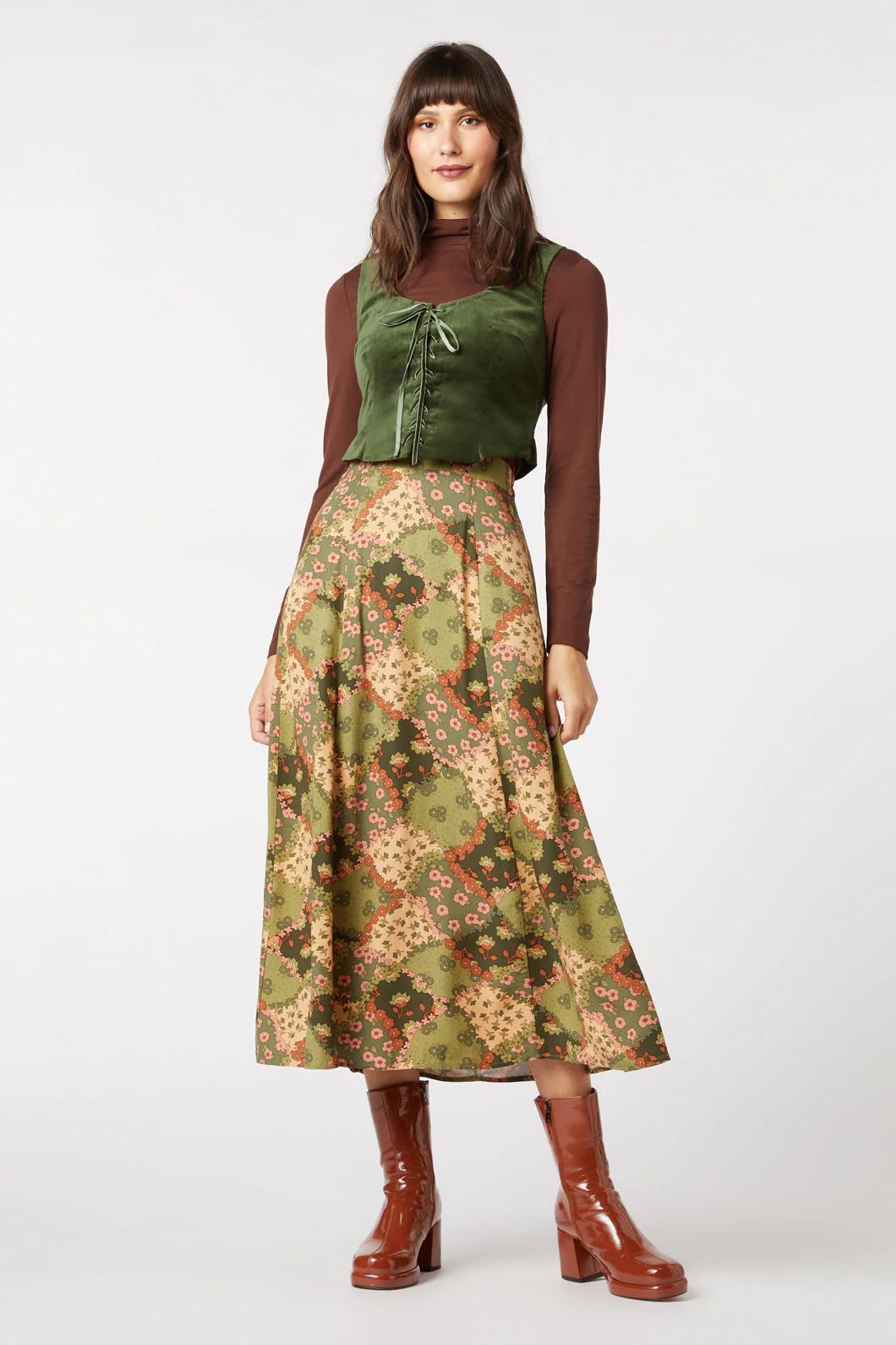 Sadie Velvet Vest - Olabens