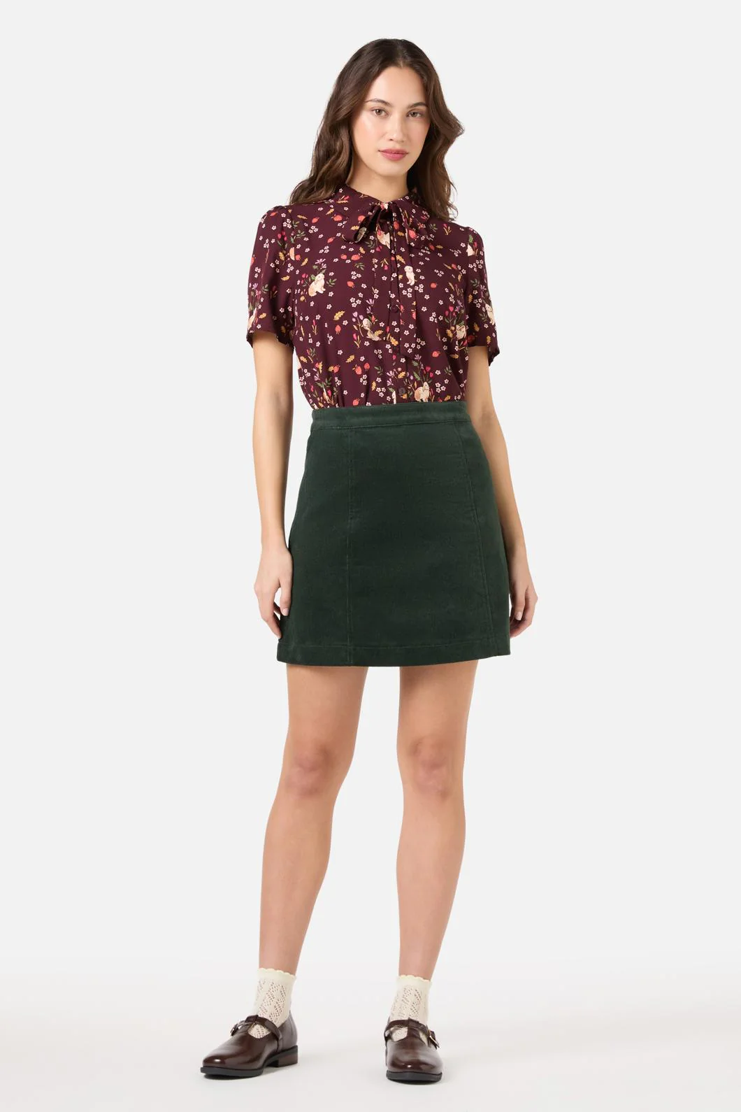 Coco Rabbit Short Sleeve Blouse - Olabens