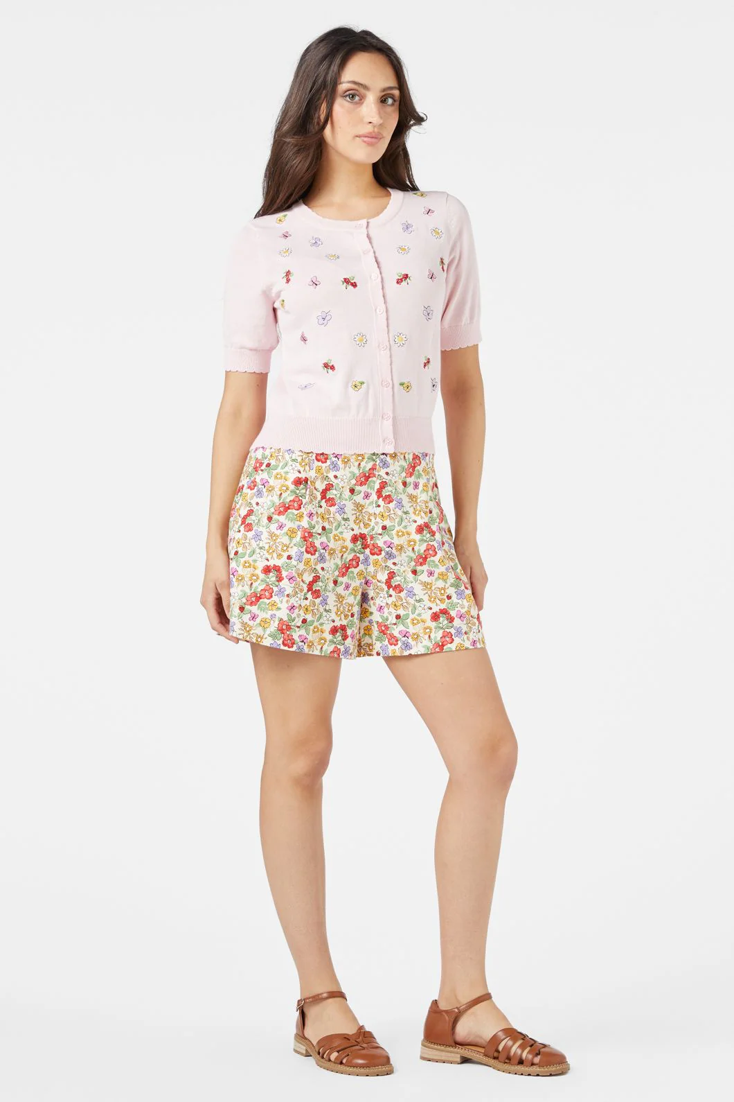 Papillon Embroidered Cardi - Olabens