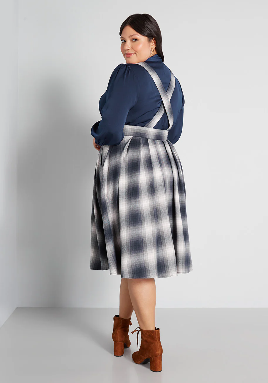 Being Good Never Felt So Plaid Jumper - Olabens