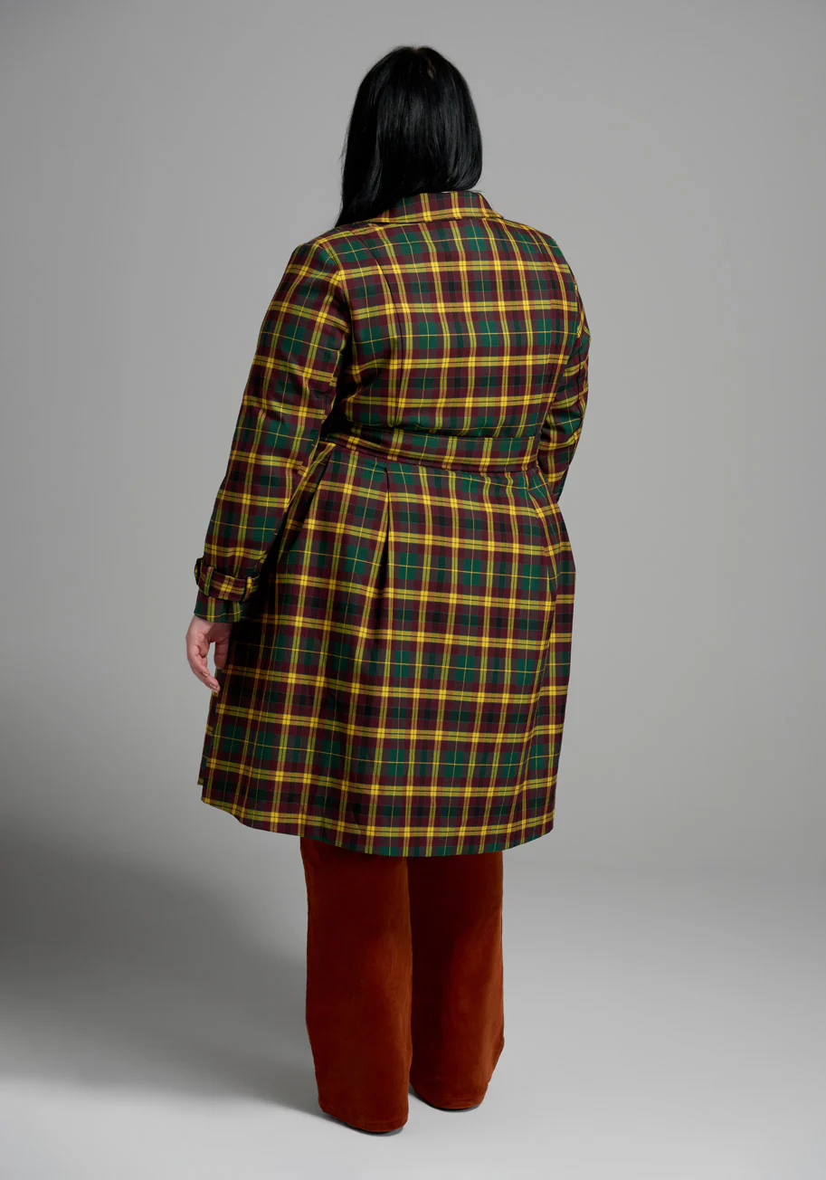 Skirting The Issue Trench Coat - Olabens