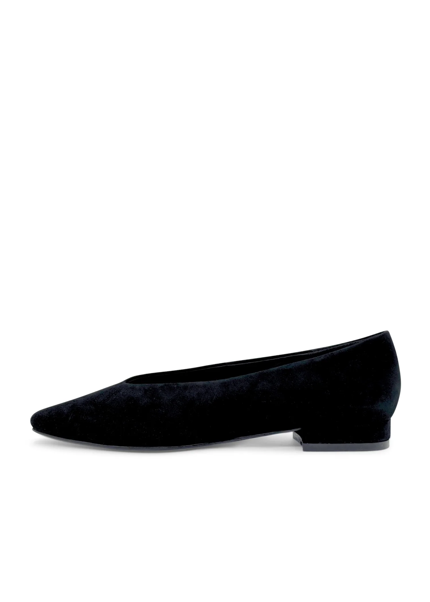 Slick Suede Ballet Flats - Olabens