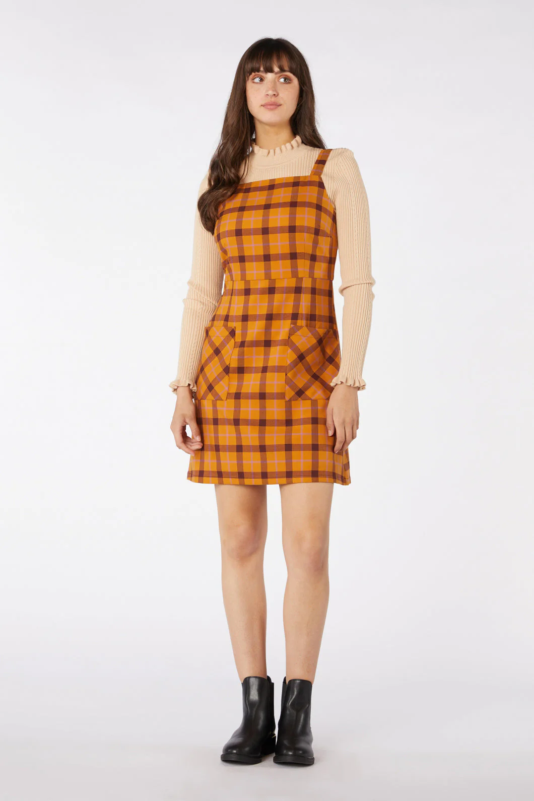 Claudia Check Pinny - Olabens