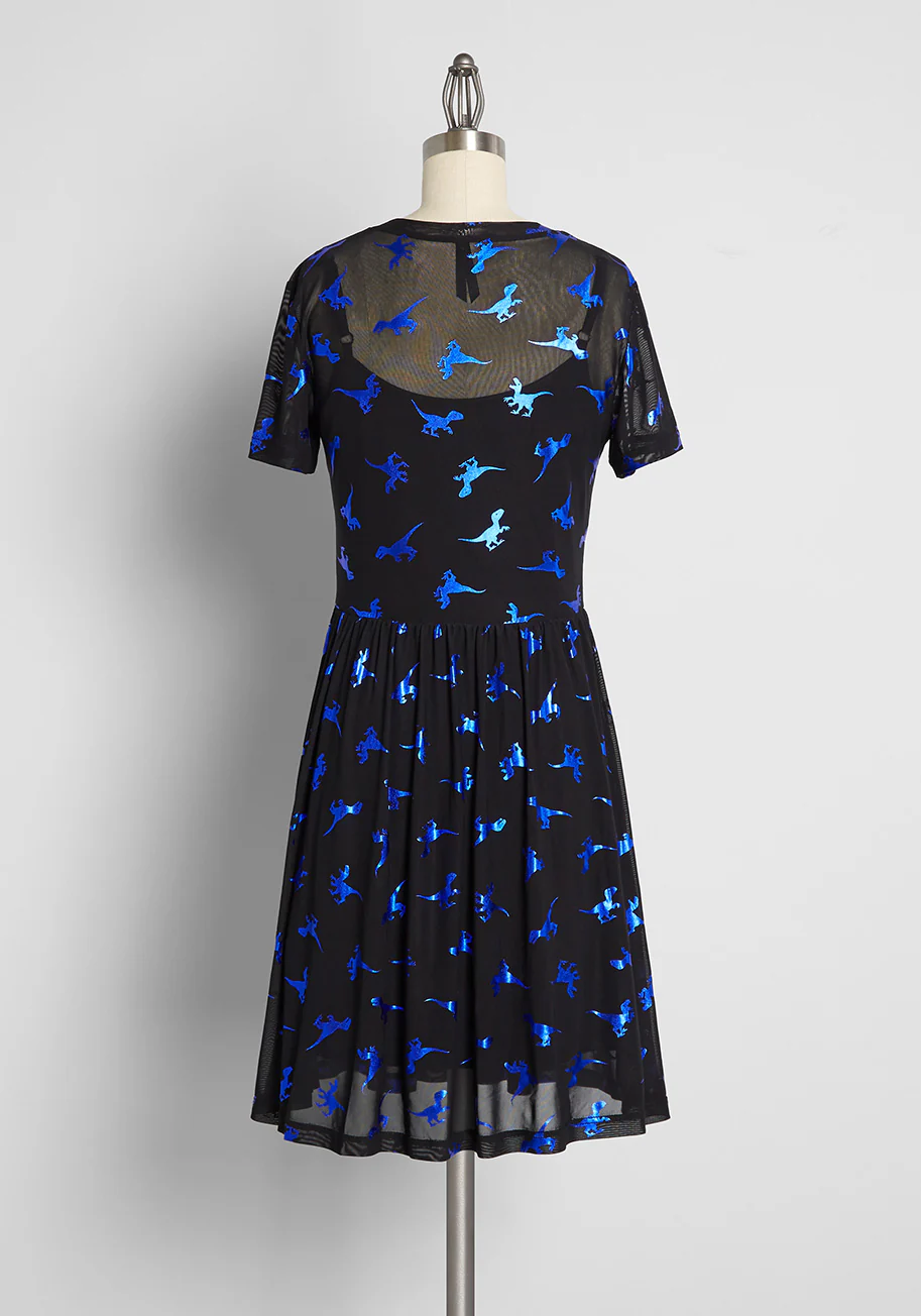 Veloci-rapture Fit and Flare Dress - Olabens