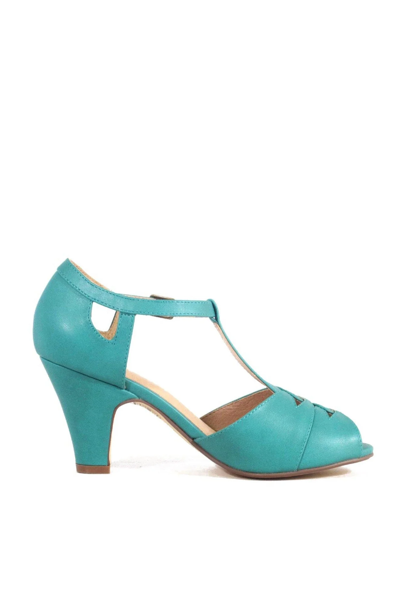 Catherina T-Strap Heels - Olabens