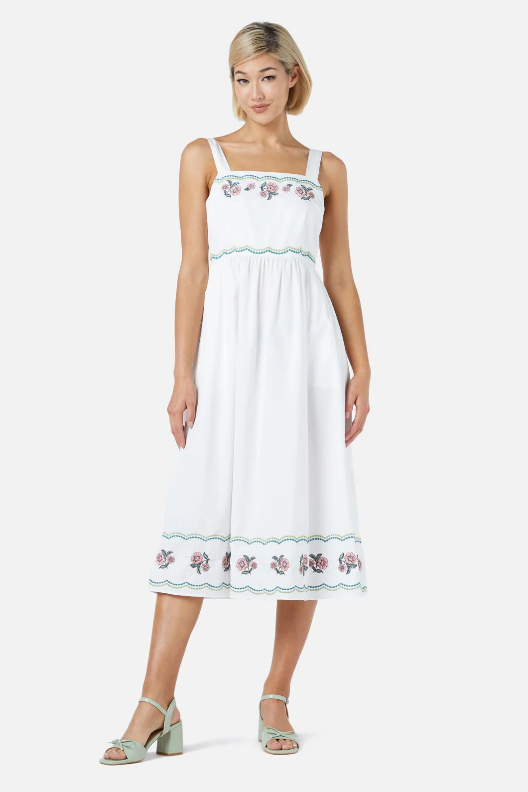 Renata Emb Dress - Olabens