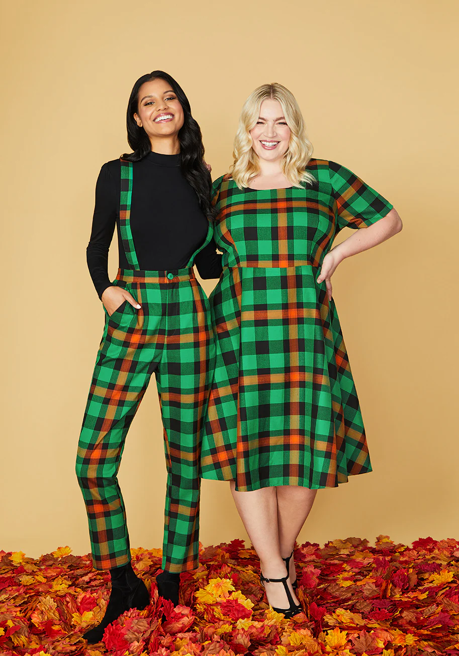 Isnyt x Collectif Never Mad, Always Plaid Pants - Olabens