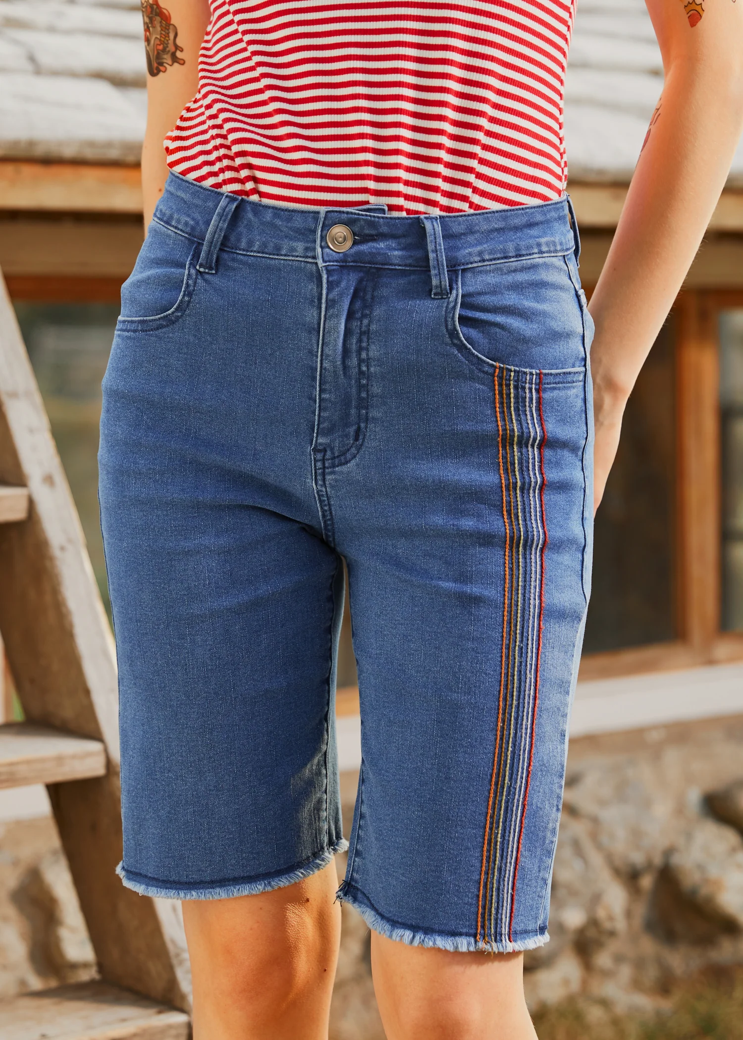 Just Bloomed Bermuda Shorts - Olabens
