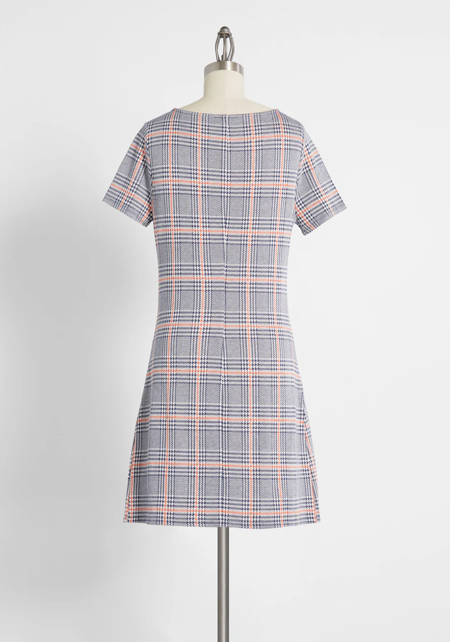 Don't Be Plaid About Fall Shift Dress - Olabens
